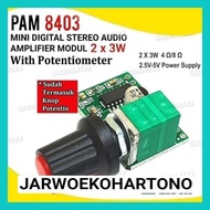 Ren1 Kit Amplifier PAM8403 AU-03 Mini Stereo Audio 2x3W 5V 2Ch 3W