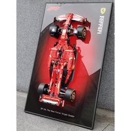 Wall Display Suitable for Lego42207Ferrari F1Formula Racing42206Red Wall-Mounted Photo Frame Backboa