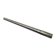 JURHOMIE Sliver HK Standard Ring Sizing Stick Steel Length 22.5cm Ring Measuring Mandrel Smooth Ring