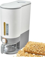 按壓式定量米桶 防蟲防潮密封 儲米盒 糧食五穀儲物盒 10kg