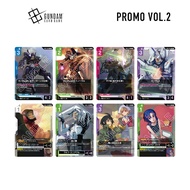 [Gundam Card Game] Gundam Promo Vol.2 GD02-003 GD02-029 GD02-048 GD02-056 GD02-098 GD02-106 GD02-112