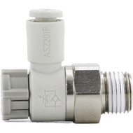 SSIMOO SMC Type AS1201F Air Pipe Joint AS2201F06 Throttle Valve Adjustable AS3201F One-Way Flow Limi