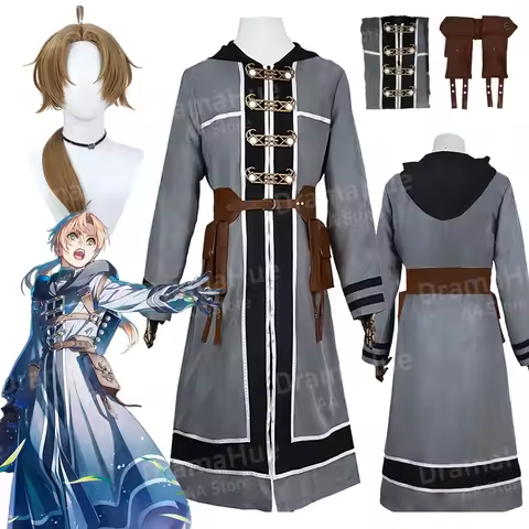 Anime Mushoku Tensei Cosplay Greyrat Rudeus Cosplay Costumes Costume Belt Bag Role Outfit Rudeus Sui