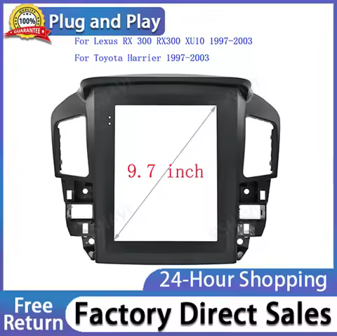 9.7 Inch Fascias For Lexus RX300 Harrier 1997-2003 Car Radio Android Stereo Player Head Unit 2 Din P