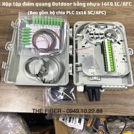 Hộp tập điểm quang GPON 16FO SC/APC (Bao gồm 01 Bộ chia quang PLC 1x16 SC/APC)