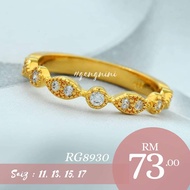ORIGINAL ZHULIAN Cincin saduran emas 999/24k by Zhulian RG5073