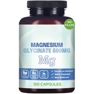 Magnesium glycine capsules 00mg 10 capsules Magnesium dietary supplement