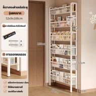 XUXU ชั้นวางแบบ Pegboard 5/4 ชั้น เหล็ก เก็บของหลังประตู ชั้นวางหนังสือ ชั้นวางติดผนัง ประหยัดพื้นที