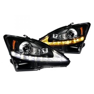 IS250 `06 Head Lamp Projector Black W/DRL ( Compatible with Xenon )