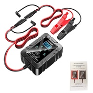 [Ship in 24h] FOXSUR 1.5A Car Battery Charger, 6V and 12V Automotive Charger with LCD Display, Maint