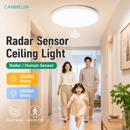Radar Sensor Ceiling Light With Motion Sensor Ceiling Lamp Smart Led Bulb 15W 20W 30W 40W Ligths For