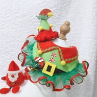 聖誕 頸飾 連帽 套裝 ELF 寵物圍巾/ Christmas