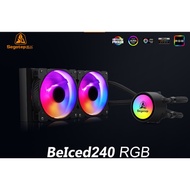 Segotep 240 PC Case RGB CPU Water Cooler