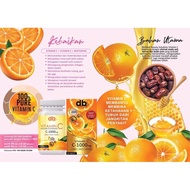 ( BUY 1 FREE 1 ) Vitamin C Db Booster Imune sistem antibody System Repairing Glowing Whitening 1000m