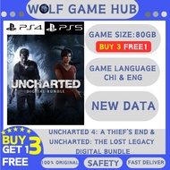 UNCHARTED 4: A Thief’s End & UNCHARTED: The Lost Legacy Digital Bundle ( PS4 & PS5 ) Game Digital Do