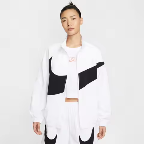 NIKE Women's AS W NSW LOGO OS Sports Fitness Jacket HV4108-100