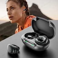 【Be worth】 Air Bone Conduction Bluetooth 5.3 Earphones Wireless Headphones Tws Earclip Design Led Earbuds Ear Hook Sports Headset With Mic