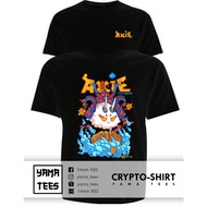 Premium shirt T-shirt Fashion printed Korean FashionHip-hop Summer NewCRYPTO SHIRT - AXIE INFINITY K