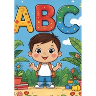 Preschool ABC learning, Colouring ABC, Belajar Mewarna, ABC