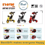 TRICYCLE EXOTIC ET-2251 (VESPA) CHILDREN'S TRICYCLE