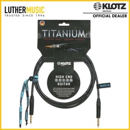 [OFFICIAL DEALER] Klotz TI-0300PP Detailed, Balanced and Low Noise Titanium TS Instrument Cable (3m)