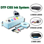 Universal DTF CISS Dual White Ink Tank Stirrer For Epson Convert Kit DTF Printer L18050 L8050 ET-855
