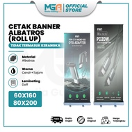 Print Albatros Roll Up Banners 60x160 80x200 Albatros Material Bright Colors Sharp Doff Laminating