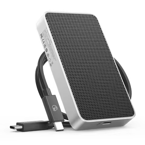 ORICO 80Gbps Thunderbolt 5-Compatible SSD Enclosure with Fan Cooling JHL9480 Chip for 80Gbps USB4 M.