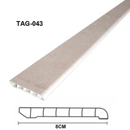 SKIRTING LIST LANTAI KAYU LANTAI (290cm X 8/10 Cm) / Plint PVC / Plint PVC Tinggi 10cm / Aksesoris L