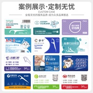 50 Pcs Boxed Dental Floss Disposable Polymer Dental Floss Stick Portable Box Dental Floss Pick House