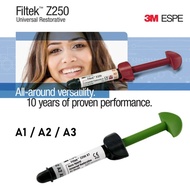 Filtek Z250 XT 3M Espe Dental Composite Resin A1 A2 A3 Light Cure