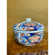 JAPAN SURPLUS Kinshobai Arita ware Yaemon kiln Lidded bowl Traditional craft Arita