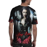 Amy Lee Evanescence T-shirt Fullprint Polyester Jersey Material [PO 3 Days] || Please Order Now