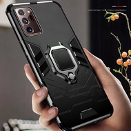 For Samsung Galaxy Note 20 / Note 20 Ultra Hybrid Ring Holder Stand Shockproof Armor Case Cover