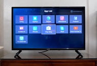 ACE 32" Slim HD Smart TV Black LED-808 ZE19 Android 9.0 with Bracket