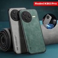 For Redmi K80 Pro K80Pro 5G 2024 Phone Case Leather Car Magnetic Casing RedmiK80 RedmiK80Pro K70 Ult