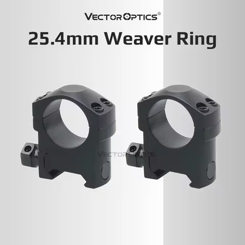 Vector Optics 25.4mm Hunting Rifle Scope Mounts for Dia 1in Tube Scopes Picatinny Weaver Rail Tactic