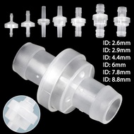 FAVORITEGOODSS2BJ 1/5Pcs One-Way Valve, Gas Liquid Water Fluid One Way Non-Return Plastic Check Valv