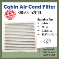 Cabin Air Filter For Toyota Altis ZZE121/122, Wish ANE11, Caldina AZT241/246 ST246 ZZT241 (88568-520