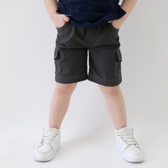 LILY AND CLARK Children's Short Cargo Pants in Grey CGP04