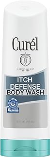 Curel Itch Defense Calming Daily Cleanser, Body Wash, Soap-free Formula, for Dry, Itchy Skin, 10 oz, with Hydrating Jojoba and Olive Oil