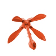 Orange Anchor Folding Anchor Orange Plastic Anchor Spray Plastic Carbon Steel Folding Anchor Lotus A