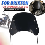 For Brixton Cromwell 125 250 BX125 BX125R  BX150 Accessories Windshield Wind Deflector Windscreen Fa