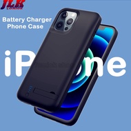 [JLK] 6000mAh Portabel Power Bank Phone Case for iPhone 16 Plus 16 Pro Max External Battery Charger 