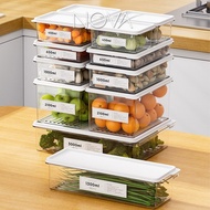NOVA Transparent Stackable Sealed Crisper Box for Freezer and Refrigerator Organization
