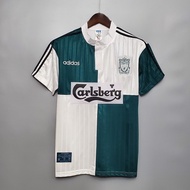 95-96 Football Liverpool Away Retro Soccer Jersey,Can Add Your Name and Number