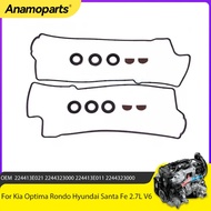 Engine Parts Valve Cover Gasket Set Fit 2.7 L G6EA For Kia Optima Rondo Hyundai Santa Fe 2.7L V6 GAS