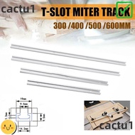 CACTU 1Pcs T-Track, T Slider Fixture Slot Slide 300-600mm T-Slot Track,  Slide Guide Rail 19 Type 19