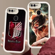 Case for OPPO A12 A5S A1K F5 A12E A7 F9 F7 A3S A5 A12s Pro Soft White E36 Attack on Titan