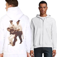 Bernie Sanders Arrestered Hoodie Cotton Fleece Material | Pullover & Zipper Hoodie White